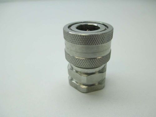 New snap tite sphc-4-4-f h stainless female quick coupler connector d388405 for sale