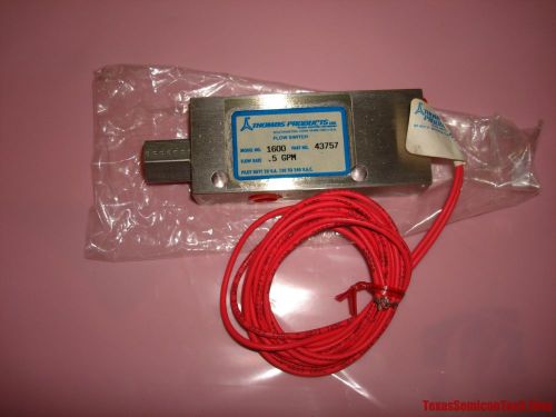 Thomas products flow switch - model: 1600 mpn: 43757 - flow rate .5 gpm - new for sale