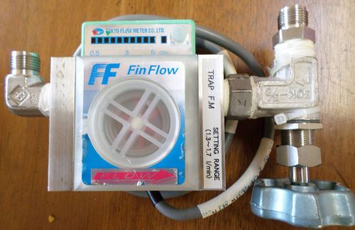 Tokyo flow meter model  ff-moa80 fin flow with trp and stainless connectors for sale