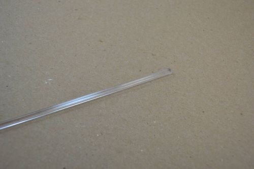 Lot of 200 acrylic square rod clear - 72&#034; x 1/8&#034; for sale