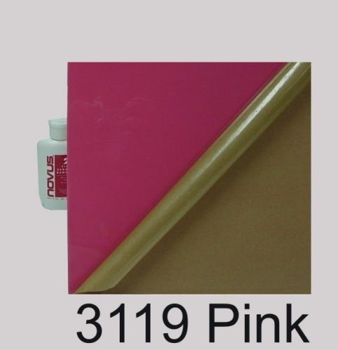 1 pieces 1/8&#034; Pink Cell Cast Acrylic Plexiglass 6.5&#034; x 6.5&#034;