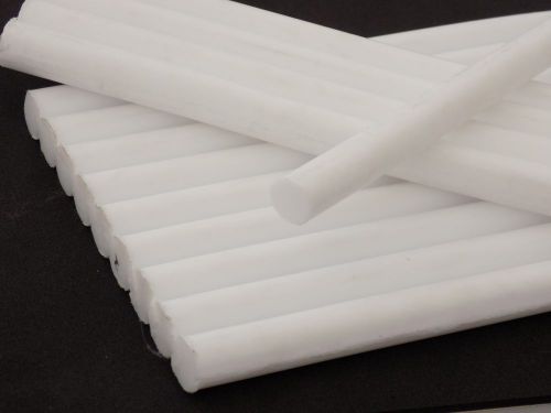 3x Lenght 150mm/ 5.9in Diameter 11mm/0.4in White Teflon Rod Bar Engineering PTFE