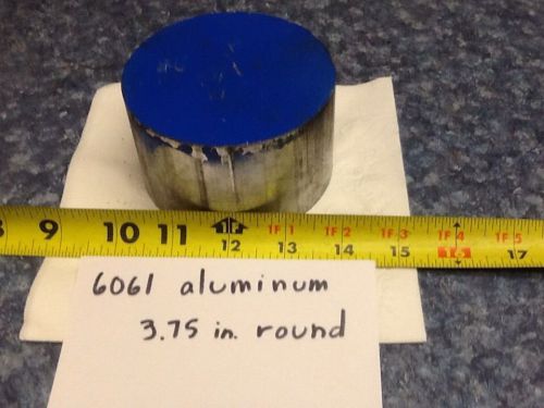 6061 Aluminum 3.75 Inch Round X 2.5 Inch Long