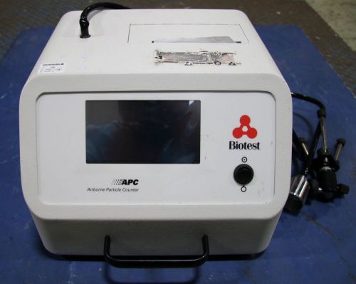 (1) used biotest apc portable p3610 airborne particle counter for sale