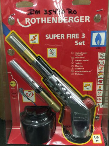ROTHENBERGER SUPER FIRE 3 Torch Set