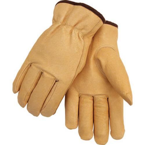 Black Stallion Medium  9PW Grain Pigskin Insulated Winter Gloves