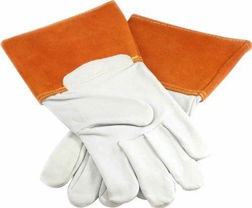 Forney 55209 TIG Welding Gloves  Large  Cream and Rust