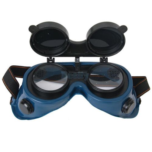 Green welding goggles flip up lens welder solder eye glasses pretection shield for sale