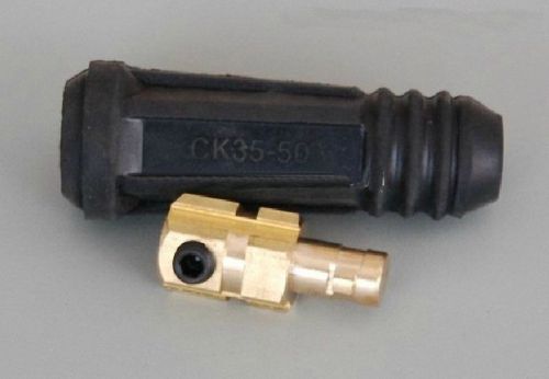 1pc CS3550 Panel Socket connector 35-50 mm2 300-400A TIG &amp; Cutting welding Torch