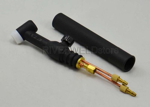 WP-18 SR-18FV TIG Welding Torch Head Body Flexible &amp; Gas Valve 350A Water-Cooled
