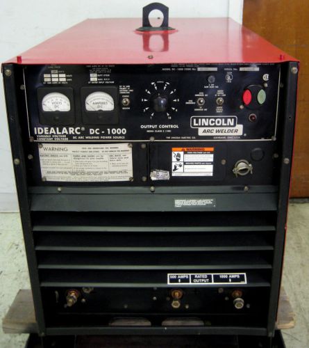 Lincoln idealarc dc-1000 cc/cv multi-process subarc welder k1386-3 for sale