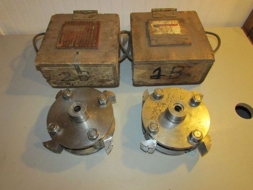 Aceco finger jointer head 846-126 2-a &amp; 2-b set of heads w/ new blades! for sale