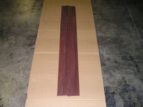 East Indian Rosewood Veneer. 3.5 x 48, 17 Sheets.