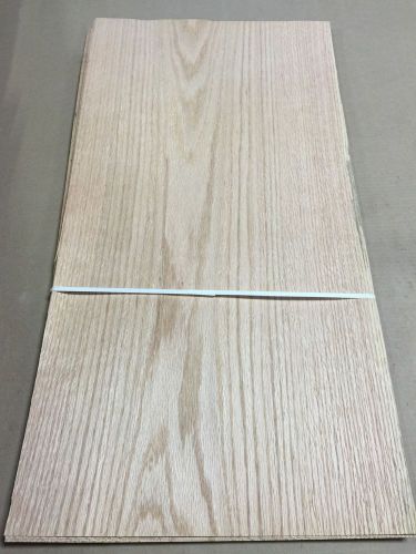 Wood Veneer Red Oak 15x32 22pcs total Raw Veneer  &#034;EXOTIC&#034; RO4 12-31