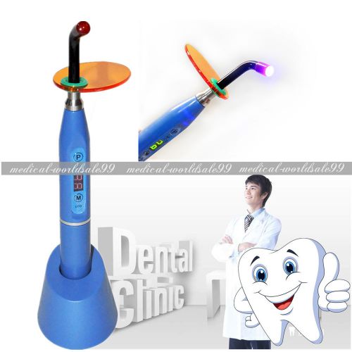 2015 big sale dental 5w wireless curing light lamp 1500mw optical fiber ce blue* for sale
