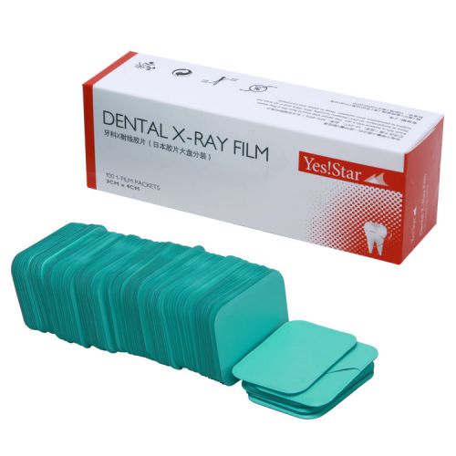 New 100pcs Dental X-Ray Film GY-1 Intraoral Size 32mm*43mm for X-ray Machine