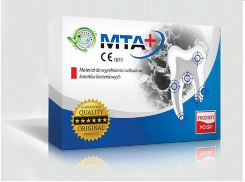 Dental MTA+ filling material and remineralization of root canals
