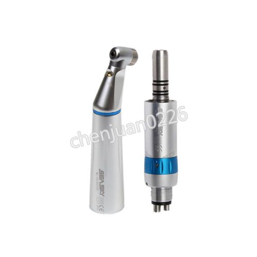 Dental Fiber Optic LED Contra Angle Handpiece Air Motor 4 Hole Inner Water Spray