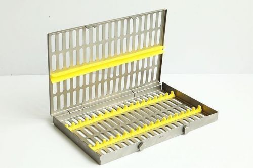 Dental Sterilization Cassette Rack Tray Holder 20 Surgical Instruments Dentist