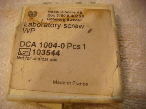 IMPLANT - NOBEL BIOCARE AB - REF NO. DCA1004-0 PCS 1