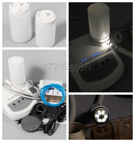 L7-DTE Dental Ultrasonic Scaler LED Fiber Optic Handpiece Light + 2 Water Bottle
