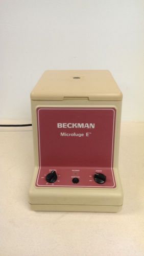 Beckman Microfuge E Centrifuge Model 348720