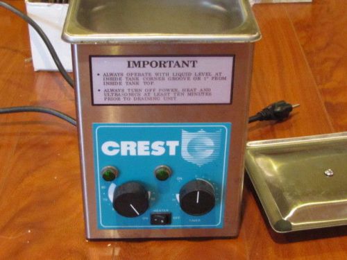 Crest 0.5 Gal Benchtop Ultrasonic Cleaner w/Heater and Mechanical Timer, CP175HT