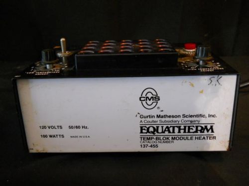 Lab-Line Curtis Matheson Equatherm Block Heater Cat No 137-455