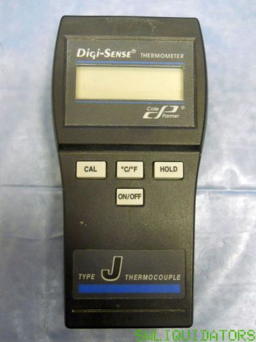 Cole parmer digi-sense thermometer model 91100-00 w probe for sale