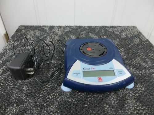 OHAUS SCOUT PRO 400G MEDICAL LAB LABORATORY SCALE SP401 WORKS USED