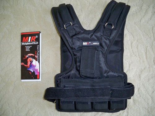MiR 30 lb Women’s Adjustable Weighted Vest EUC &amp; NIB Adjustable Ankle Weights