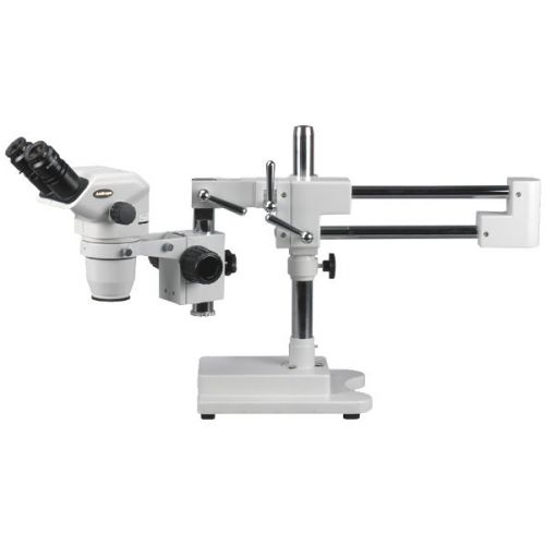 3.35x-45x professional boom stereo microscope w/ focusable eyepieces for sale
