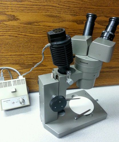 Olympus japan vm vmf 2x ,g10x 22 eyepiece 10x stereo microscope with light box for sale
