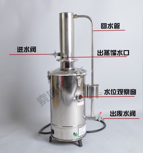 Auto electrical Electrothermal Stainless water distiller distilled purifier10L/H