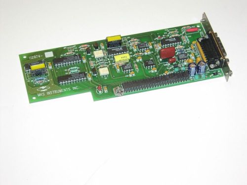 MKS INSTRUMENTS MASS FLOW CONTROLLER BOARD 11974 FOR 146 TYPE VACUUM CONTROL