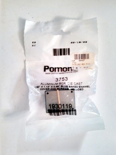 POMONA - 3753 Aluminum box, Die Cast / Cover &amp; Screws / New