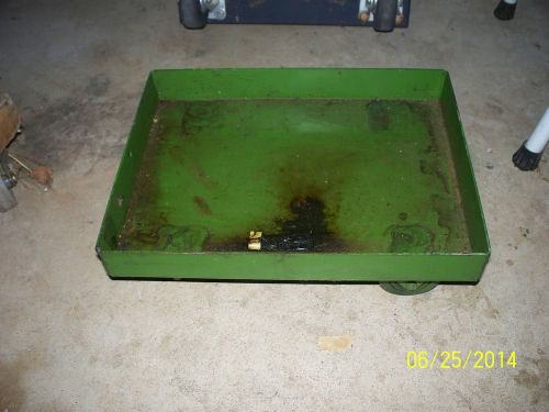 Vacuum pump pan cart tray dolley transport with castors heavy duty 16 x 12 for sale