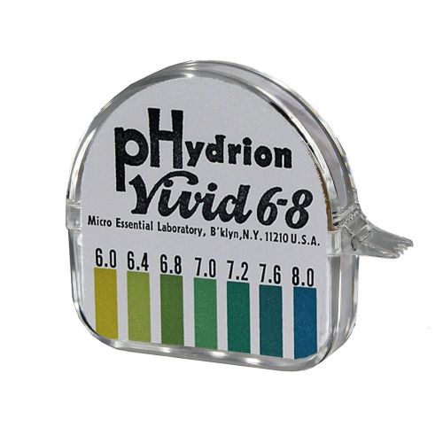 Micro Essential Lab 95 Hydrion Short Range pH Test Paper Dispenser, 5.0 - 9.0 pH