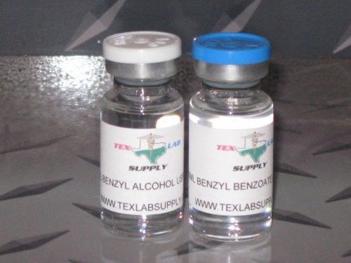 Tex lab supply 10ml benzyl benzoate + benzyl alcohol usp combo sterile for sale