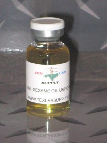 Tex Lab Supply 20 mL Sesame Oil USP Grade - Sterile