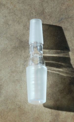 10mm to 14mm Double Male Glass Joint Adapter Connection GonG Conversion