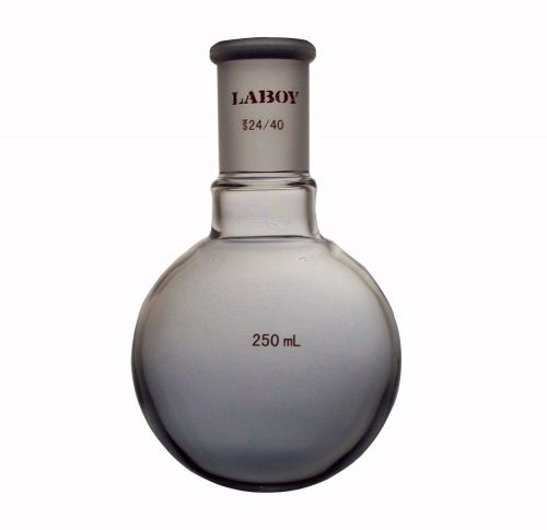 Glass Single Neck Round Bottom Flask 250ml with 24/40 Joint