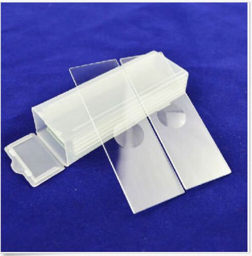 5 pcs reusable laboratorial single concave microscope blank glass slides for sale