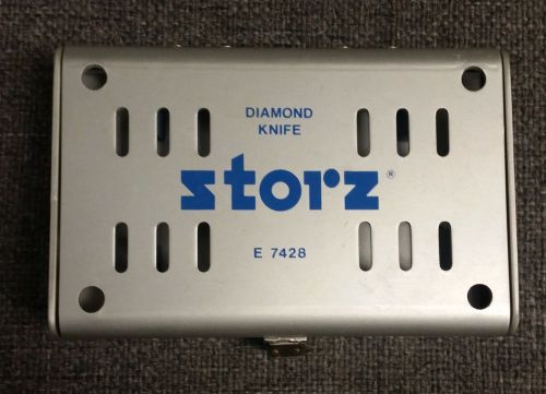 Storz small sterilization tray diamond knife e7428 for sale