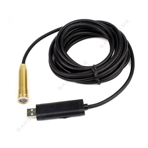 5m led waterproof borescope endoscope usb cable inspection tube wire camera new for sale