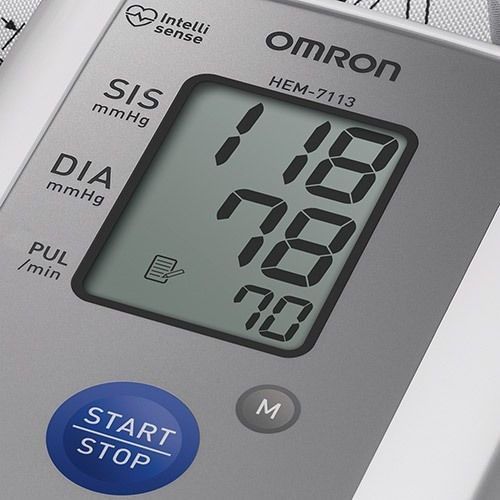 Upperarm Digital Blood Pressure Monitor &amp; Hypertension Indicator Omron HEM 7113