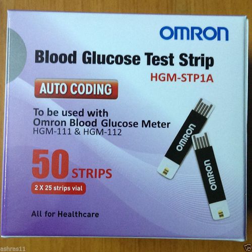 Omron 50 strips for Model HGM111 &amp; HGM112 Blood Glucose Monitor