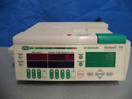 Braun outlook 100 safety infusion system for sale