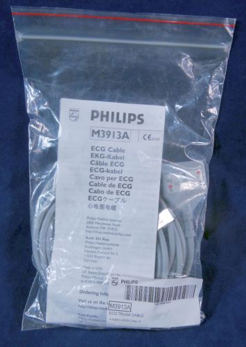 Philips ecg trunk cable m3913a for sale