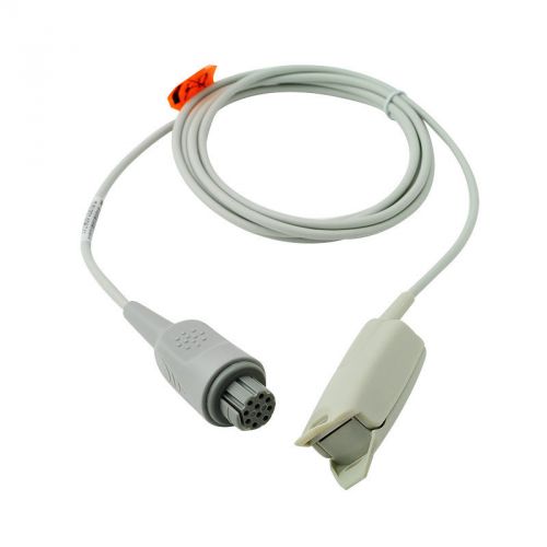 Adult finger clip spo2 sensor probe round 10 pin fit datascope s/5,as/3,cs/3,car for sale